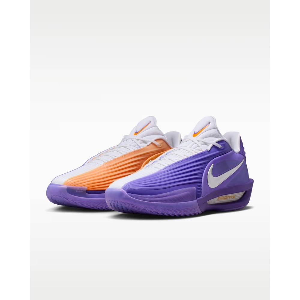 New Nike Mens Air Zoom GT Cut 3 Basketball Shoes Size 5.5 Purple Orange